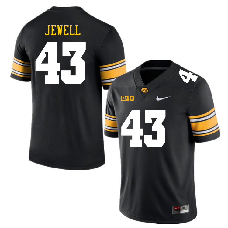 Iowa Hawkeyes #43 Josey Jewell College Football Jerseys Stitched Sale-Black
